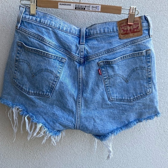 Levi's Jeans 501 High Rise Light Tango Denim Shorts - Picture 2 of 8